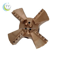 Forage de puits d'eau sans noyau de 200mm 4 ailes Pdc Bit à vendre