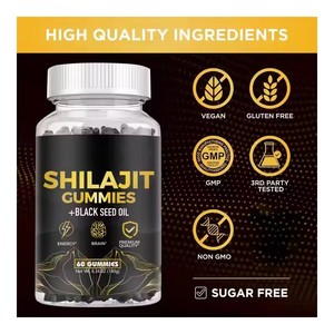 Gommose di Shilajit a Marchio Privato, Puro Shilajit dell'Himalaya, Integratori per Energia, Cervello e Sistema Immunitario con Olio di Semi Neri - Product Image 2