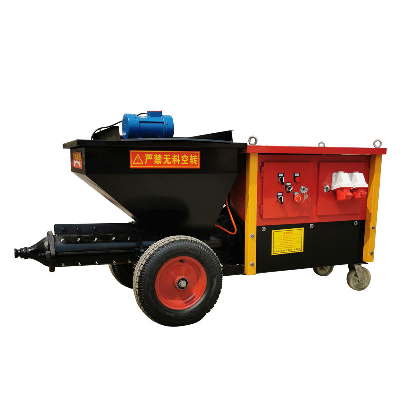 Diesel-Powered Engine Cement Mortar Plastering Spraying Machine with ...