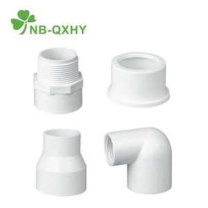 Chất lượng cao tùy chỉnh uPVC PVC phụ kiện đường ống Trắng PN10 sch40 TEE khuỷu tay ỐNg Lót End <span class=keywords><strong>Cap</strong></span> - Product Image 2