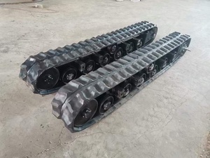 Điều khiển từ xa theo dõi Chassis Tùy chỉnh cao su Crawler Chassis cao su theo dõi nền tảng khung gầm trong kho Giao hàng nhanh - Product Image 3