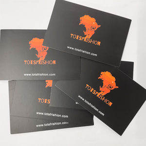 Cartolina di stampa personalizzata 7*11 <span class=keywords><strong>cm</strong></span> grazie carta con logo la migliore quantità di carte. - Product Image 5