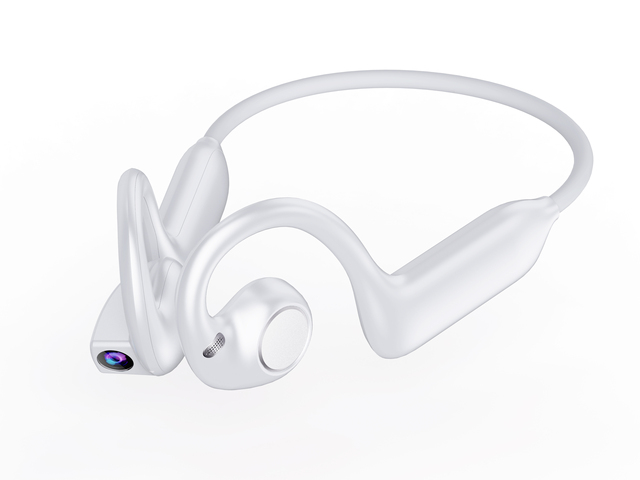 E900 Smart Air Conduction Neckband Headphones 8MP Camera 8GB Video Recording for 5.4 Low Latency Sport Earphones AI
