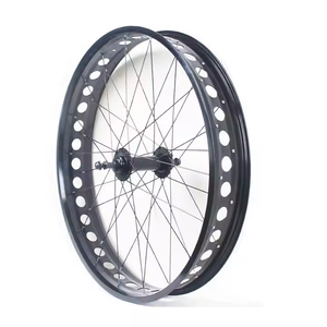 Alta Qualidade 20/24/26*4.0 Oco Gordura Roda Da Bicicleta Bicicleta 36H 135/190mm MTB Neve e Praia 26x4 Rodado Da Bicicleta Peças Elétricas - Product Image 1