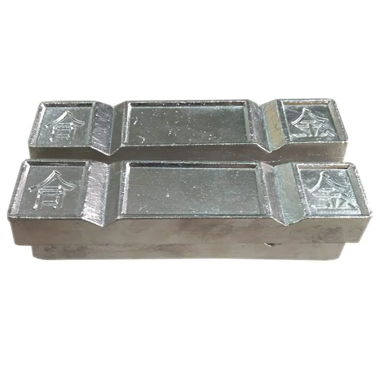 China Factory Custom 138 Degrees Celsius Low Melting Bismuth Based Lead Tin Bismuth Alloy For Sale