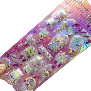 मैट 3 डी कार्टून वाटरप्रूफ विनाइल स्व-चिपकने वाला ग्रेजर बच्चों के लिए मजेदार प्रचार उपहार - Product Image 1