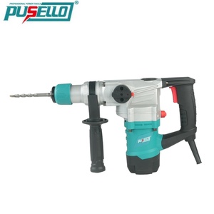 Perceuse à percussion industrielle PUSELLO 900W haute puissance à vitesse variable, machine de perçage de béton trois-en-un - Product Image 2