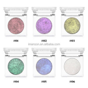 2024 HOT Rebranding trucco ad alta pigmenti Private Label duocromatico trucco diamante scintillante Bling <span class=keywords><strong>bianco</strong></span> <span class=keywords><strong>evidenziatore</strong></span> - Product Image 2