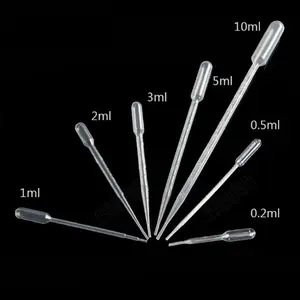 Ống Nhỏ Giọt Bằng Nhựa Dùng Một Lần, Ống Nhỏ Giọt Bằng Nhựa Có Dấu 0.2Ml, 0.5Ml, 1Ml, 2Ml, 3Ml, 5Ml, 10Ml - Product Image 1