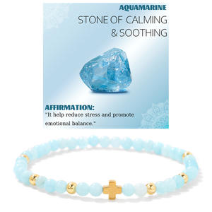 Bracelet en pierres énergétiques, fait main, perles <span class=keywords><strong>de</strong></span> <span class=keywords><strong>cristal</strong></span>, élastique, bijoux spirituels, cadeau attentionnel pour femmes et hommes - Product Image 3