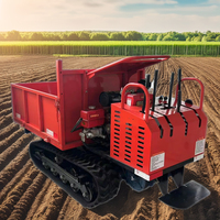 Vente chaude 2ton/3ton/4ton/6ton/8ton 750kg Petit Camion Transporteur Sur Chenilles Haute Performance Mini Dumper