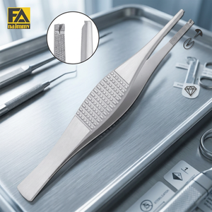 Pinzas para Tejidos Ferris Smith, Instrumento Quirúrgico de Acero Inoxidable, Certificado CE ISO13485 Clase I, Uso Manual - Product Image 2