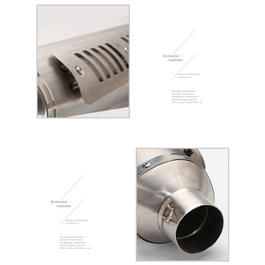 Nuevo Tubo de Escape Modificado para Motocicleta para la Serie <span class=keywords><strong>DL650</strong></span> V-Strom 2014 <span class=keywords><strong>2015</strong></span> - Product Image 4