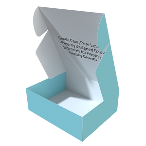 Tùy chỉnh các tông đóng gói quần áo trẻ em thân thiện với môi gấp hộp giấy quà tặng để vận chuyển - Product Image 3