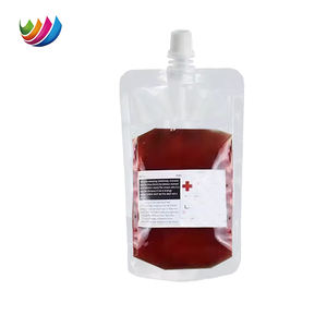 Bolsa de plástico de 150ml y 350ml, Impresión de huecograbado de alta calidad, bolsa de embalaje de una sola <span class=keywords><strong>sangre</strong></span> para bebidas de Halloween, bolsa con caño de retorta de pie - Product Image 4