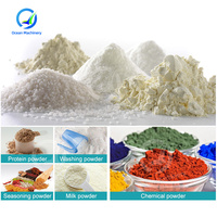 OCEAN gobelet à tambour en acier inoxydable rotatif petite machine de mélange de savon en poudre sèche 50kg mélangeur de poudre de détergent