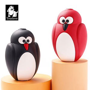 Truelove Durable pingüino en forma de goma Natural masticar perro dispensador de golosinas juguete ecológico fácil de limpiar accesorios para perros al por mayor - Product Image 5