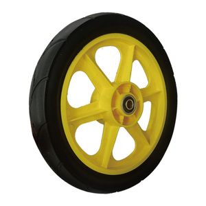 Roue en caoutchouc solide en mousse de polyuréthane de 12 pouces pour chariot à main, chariot, tondeuse à <span class=keywords><strong>gazon</strong></span>, épandeur, chariot, poussette - Product Image 3