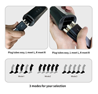Masseur de jambes et de pieds sans fil rechargeable 510K à compression d'air pour mollets et pieds avec contrôleur portable
