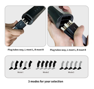 Kabelloses, Wiederaufladbares 510K Fuß- und Waden-Luftdruckkompressionsmassagegerät mit Tragbarem Handcontroller - Product Image 5