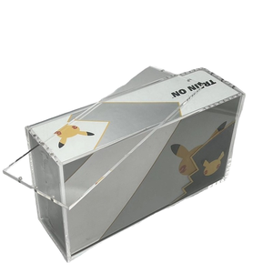 Boîte de présentation en acrylique portable pour la collection <span class=keywords><strong>Ultra</strong></span> <span class=keywords><strong>Premium</strong></span> de Pokémon Celebrations, avec fermeture à vis et couvercle magnétique, protection UPC - Product Image 1