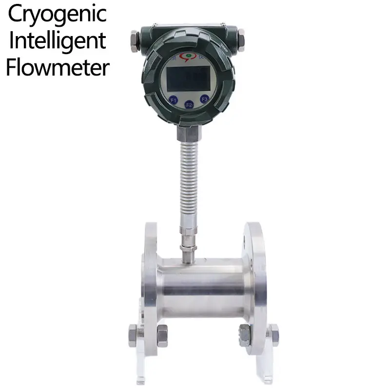 Digital water food grade electronic flow meter industrial intelligent sewage water magnetic Cryogenic turbine flowmeter