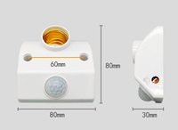 SOPORTE DE LÁMPARA E27 Inducción automática 5m la inducción del cuerpo humano