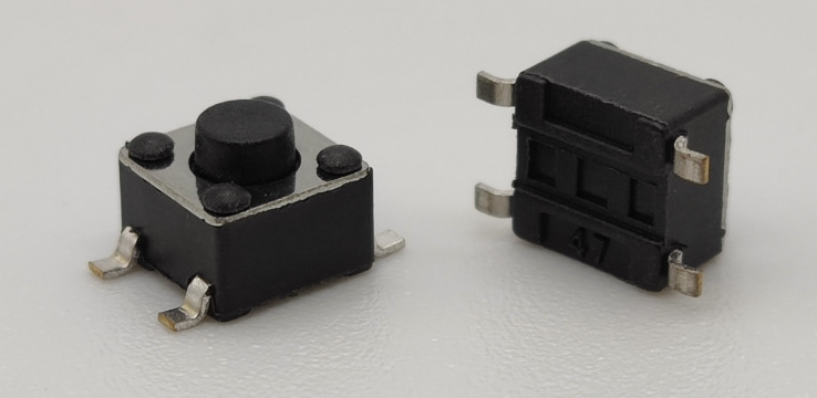 12V Temperature Resistant SMT Tact Switch 4 Pin Push Button ON/OFF ...