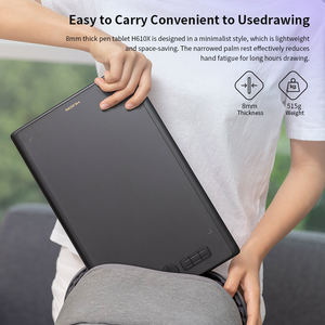 Tablette graphique à stylet sans batterie <span class=keywords><strong>HUION</strong></span> H610X 8192 niveaux, tablette graphique pour la conception graphique et le dessin - Product Image 2