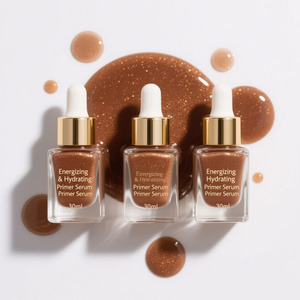 Suero bronceador de bronce brillante brasileño de etiqueta privada para resaltador de bronceador personalizado facial - Product Image 5