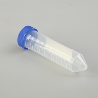 Équipement scientifique médical Fournitures de laboratoire Bouchon en spirale à fond conique stérile Tube à centrifuger 15ml 50ml