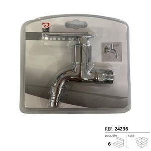 Straight Handle Basin Faucet 6/U Chrome Finish For Sink Use - Product Image 3