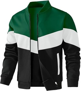 Men's Casual Bomber <b>Jacket</b> XL Size Winter Puffer With Zipper Closure and Stand Collar Canvas Material ODM Supply Type - Product Image 5