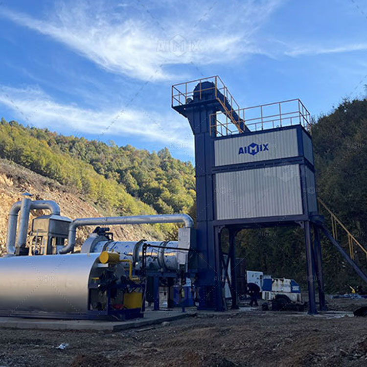 Continuous Drum Mix Asphalt Plant 40tons ALT40 Asphalt Patching Plant In Bosnia and Herzegovina