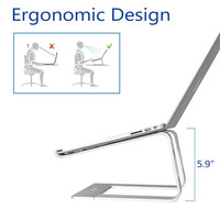 Soporte Universal Ergonómico para Laptop de Aleación de Aluminio, Venta Directa de Fábrica, para MacBook