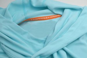 Chemise de pêche pour homme personnalisée, vert clair, 100% polyester, avec capuche, grande taille, respirante, imperméable, protection UV UPF 50, séchage rapide, avec logo - Product Image 6