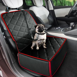 Housse de siège de voiture pour <span class=keywords><strong>chien</strong></span> en polyester Oxford 600D imperméable à 5 couches, anti-rayures, avec rabats latéraux, <span class=keywords><strong>protection</strong></span> complète du siège <span class=keywords><strong>avant</strong></span>, fourni par l'usine - Product Image 1