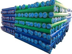 Usine de bâche PE en Chine toutes sortes de rouleau de bâche PE 2*100m 2*50m couleur orange bleu vert - Product Image 5