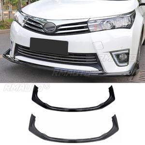 Protector de Parachoques Delantero para Automóvil, Difusor de Labio, Alerón Negro Brillante, Pieza de Modificación para Toyota Corolla 2014-2017, Accesorios para Automóvil - Product Image 1