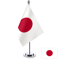 Drapeaux de table japonais avec logo, thème Champions, pour promotion commerciale en gros