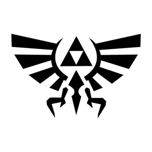Autocollant Zelda Triforce d'Hyrule pour pare-chocs de voiture, fenêtre, ordinateur portable, vinyle, décoration, cadeau, autocollants découpés, fenêtre en verre - Product Image 2