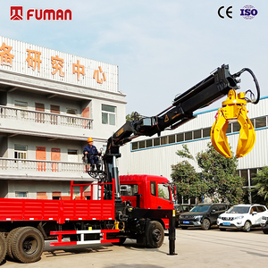 משאית עם מנוף טלסקופי הידראולי 12 טון, מורכבת על משאית, עם כף אחיזה למכירה - Product Image 2