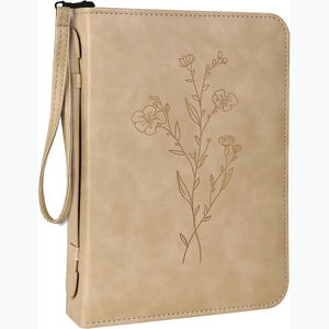 Échantillon gratuit : Étui de Bible personnalisé en chenille avec lettres pour femmes, avec bandoulière pour transporter les Bibles - Product Image 3