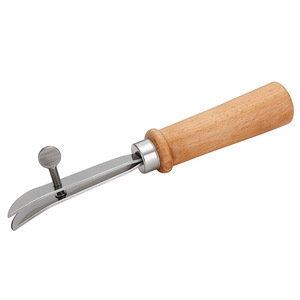 Rifinitore <span class=keywords><strong>per</strong></span> bordi in pelle fatto a mano con larghezza regolabile in acciaio inossidabile - Product Image 1