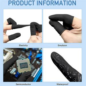 500 g(1.000 Stück/Beutel) Individuelles Logo Fingerschutz Fingerspitzen-Schutz Daumenbezug Fingerhandschutz Einweg-Fingerbetten - Product Image 5