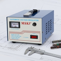 Stabilisateur de tension électronique monophasé MSKJ CVR-1000VA 220V, régulateur automatique à relais
