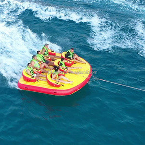 Deslizador de deriva inflable de nuevo diseño para 7 personas, cómodos juegos de agua, sofá inflable de agua Crazy Ufo - Product Image 5