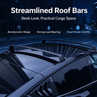 REDFIRE Roof Rack Cross Bar Lock (Hitam/Perak) Pemasangan Bolt-on 1498780-00-H 1498781-00-H untuk Tesla Model 3 2017-2026 Model