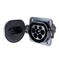 Nouvelle prise mâle de type 2 pour voiture, prise de chargeur EV IEC62196-2 16A/32A, monophasée/triphasée 250V/415V, thermoplastique