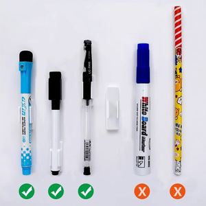 Clip de stylo pour marqueur de tableau blanc, accessoires : clip de stylo avec mousse éponge, support en mousse éponge pour stylos gel d'écriture - Product Image 2